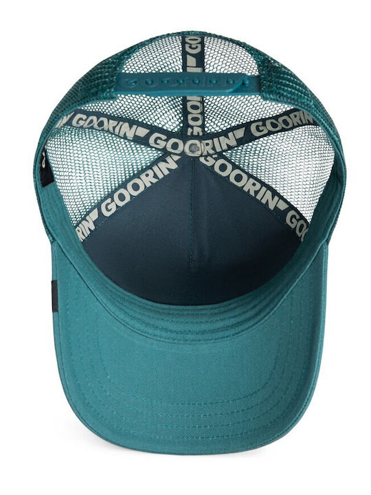 Kids Jockey Cap Monster T-rex Mini Dinosaur Petrol Goorin Bros