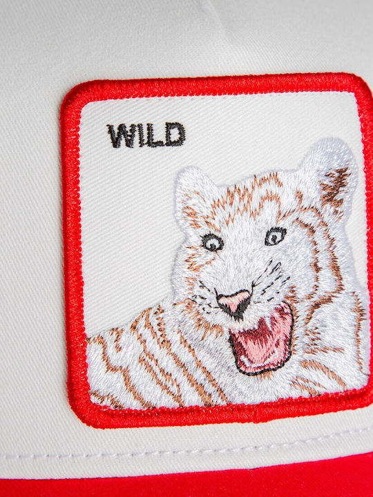Παιδικό Καπέλο Wild Tiger Mini Τίγρης Λευκή-κόκκινη Goorin Bros