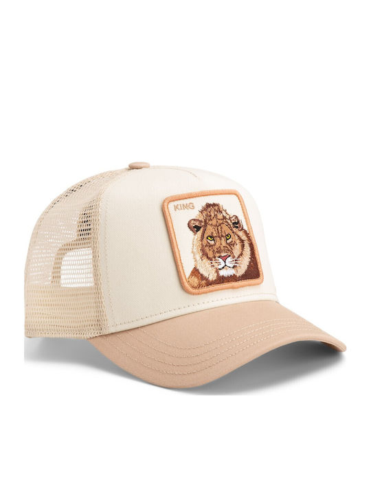 Jockey King Trucker Lion Beige Goorin Bros