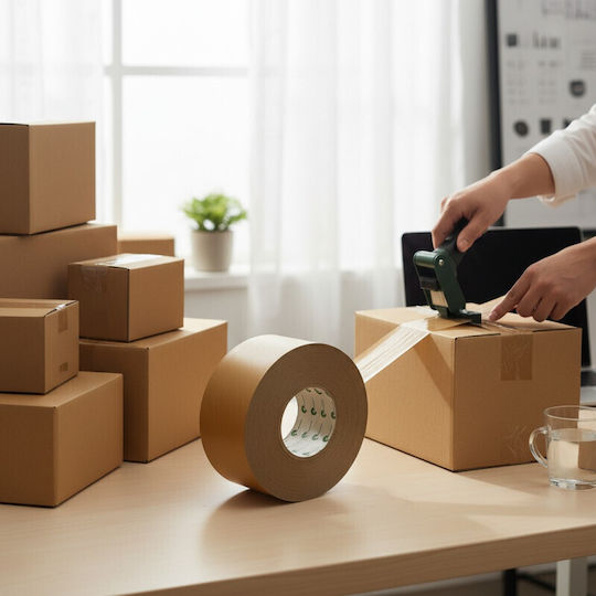 Adhesive Double-Sided Tape Brown 70mm 6426034555530