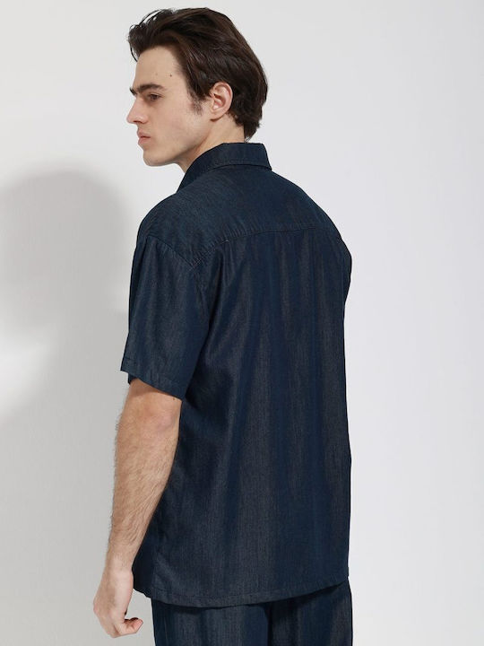Short Sleeve Shirt Regular Fit Dark Blue