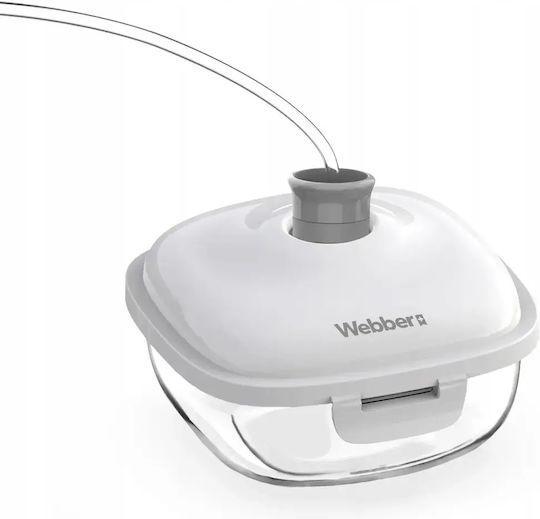 Webber Set Kunststoff Mittagsboxen Transparent 3 Stück