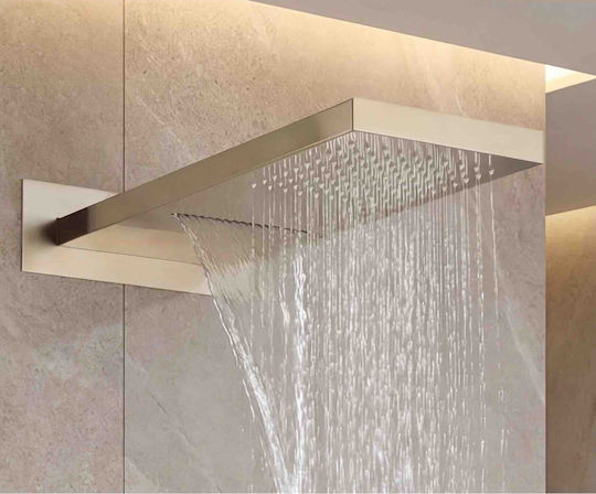 Naron Elektrisches Gitarren Mischpult Für Eingebaute Wasserhähne Für Dusche 3 Ausgänge Gebürstetes Gold