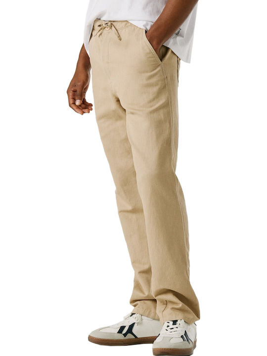 Pantalon Barbat Chino Malt Bej