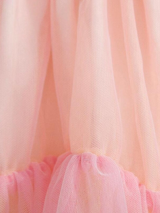Two Rochie Fete Tulle Tricolor