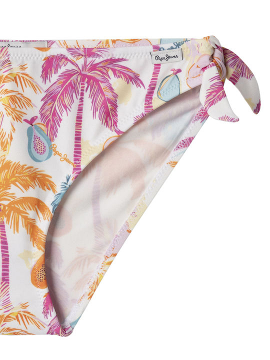 Pepe Jeans Tropical Kids Swimwear Set Deep Fuchsia