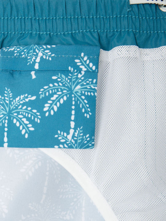 Pepe Jeans Dotted Palms Παιδικό Μαγιό Βερμούδα / Σορτς Dk Turquoise