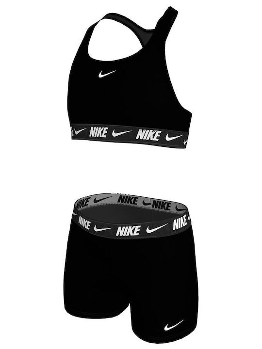 Nike Racerback Kids Swimwear Bikini Black