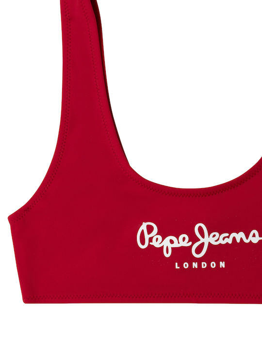Pepe Jeans Παιδικό Μαγιό Σετ Cherry Red