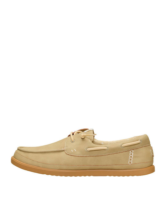 Men's Loafers In Beige Colour