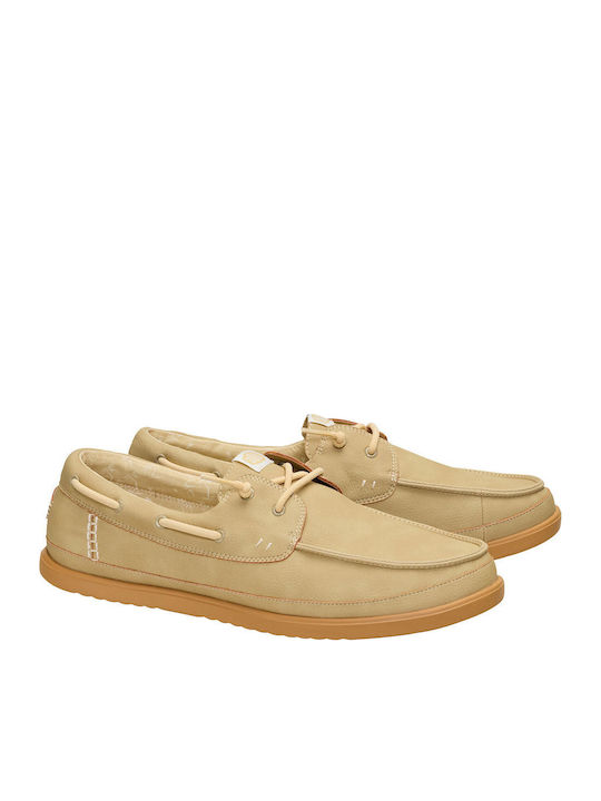 Men's Loafers In Beige Colour