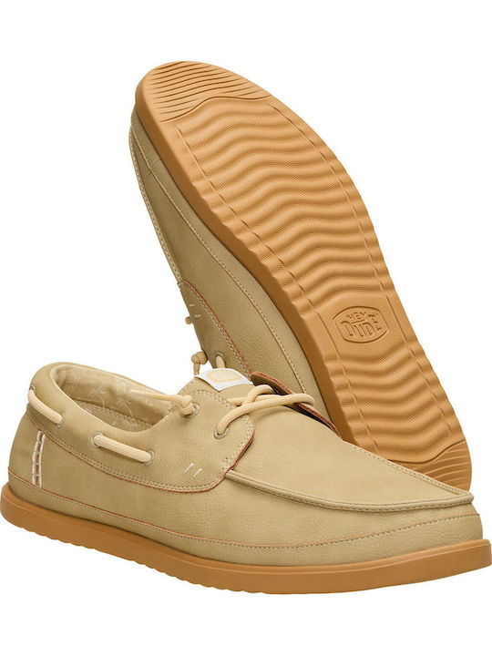 Men's Loafers In Beige Colour