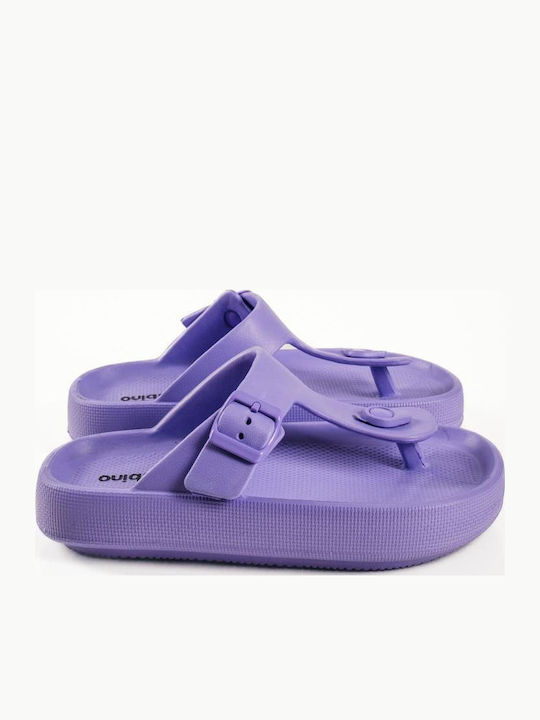 Flip Flops In Purple Colour T-Bar