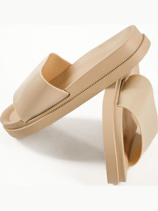 Slides in Beige Colour