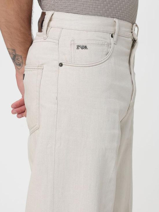 Men's Ecru Jeans Pants