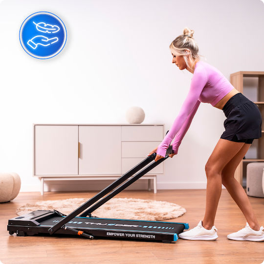 Thunder Viva 1.5hp Ηλεκτρικός Αναδιπλούμενος Διάδρομος Γυμναστικής για Χρήστη έως 90kg