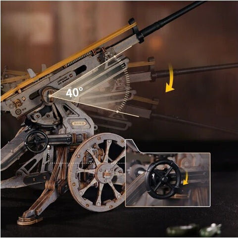 Robotime Lqm01 Rokr Antiaircraft Gun 133pcs