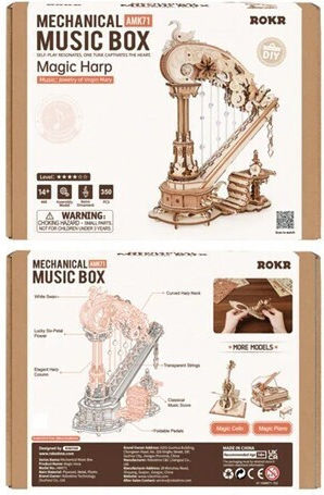 Robotime Amk71 Rokr Magic Harp 350pcs
