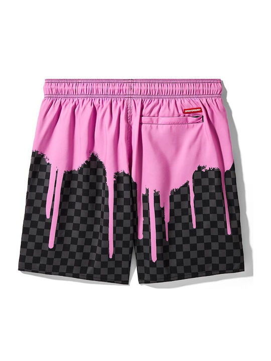 Ανδρικό Μαγιό Σορτς Pink Paint Drips