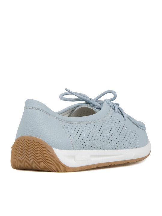 Women's Loafers in Light Blue Color