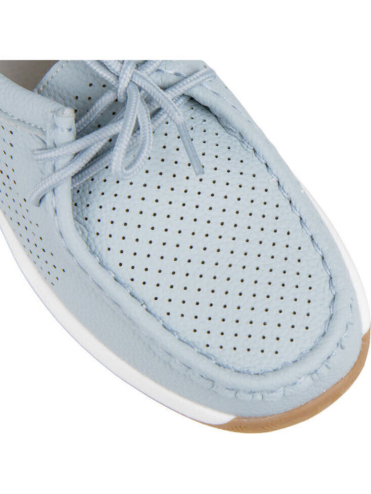Women's Loafers in Light Blue Color