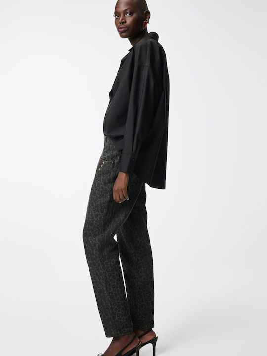 Women's Jean Pants in Loose Fit Gray