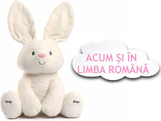 Smartic Jucărie De Plus Iepuraș De Ziua Îndrăgostiților Cu Mișcare Și Sunet Pentru 1+ Ani 34 Cm