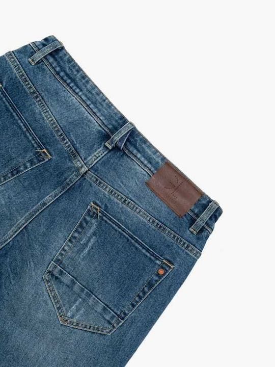 Men's Jeans Pants with Regular Fit Blue