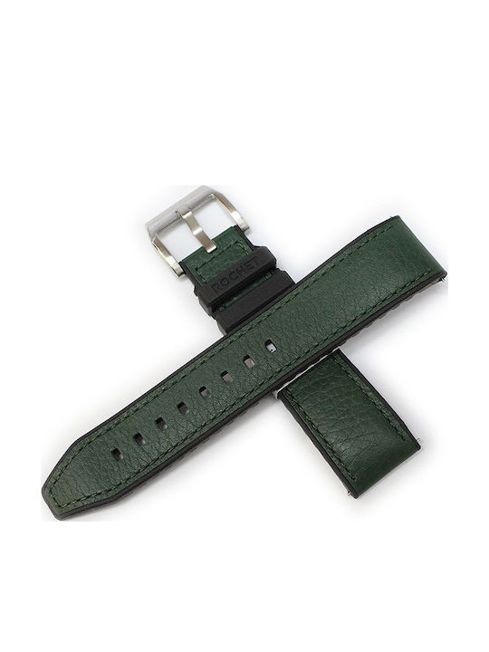 Rochet Δερμάτινο Λουράκι Πράσινο 20mm