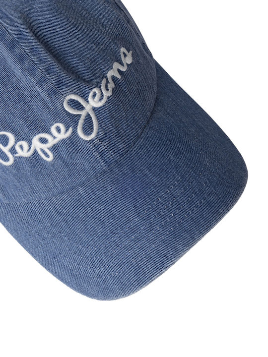 Pepe Jeans Детска Шапка С Козирка Текстилна Alix Син