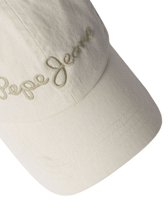 Pepe Jeans Παιδικό Καπέλο Jockey Υφασμάτινο Alix Μπεζ