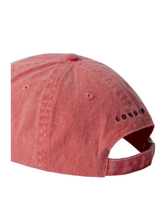 Pepe Jeans Kids' Hat Jockey Fabric Alix Red