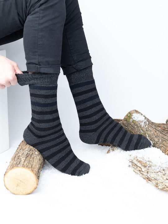 Soma Socks Șosete Bărbătești cu Model Multicolor Închis 3Pack