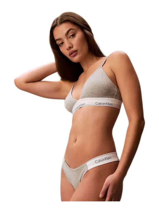 Cotton Women's Briefs Grey Heather
