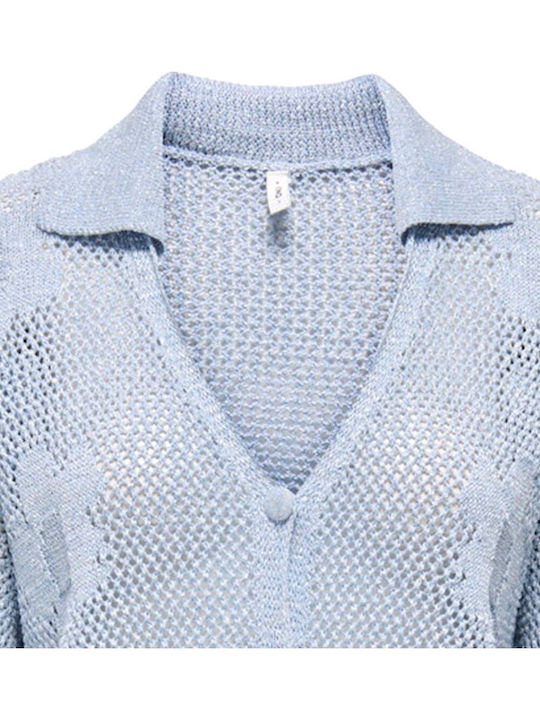 Къса Дамска Жилетка Soft Chambray