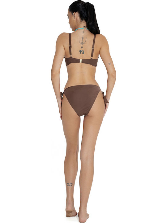 Bikini Σουτιέν D Cup Μπεζ