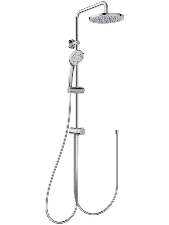 Ideal Standard Στήλη Ντουζ χωρίς Μπαταρία Ασημί