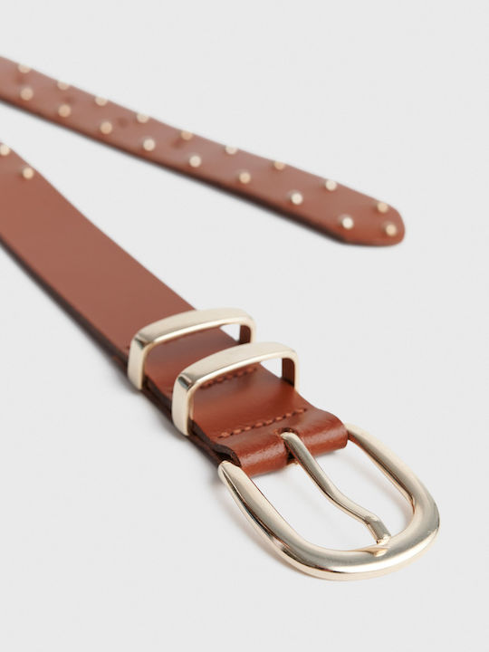 Leather Women's Belt Brown
