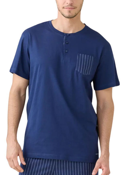 Noidinotte Summer Men's Pyjama Navy Blue