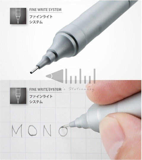Tombow Mono Graph Fine Mechanical Pencil 0.3mm Silver Dpa-111a 4901991063127