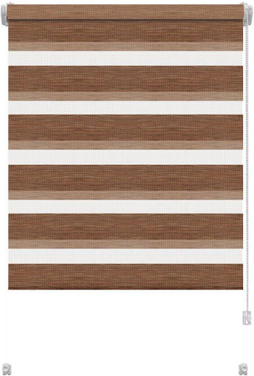 Gardinia Roller Blinds Partial Blackout Double Brown W68xH215cm