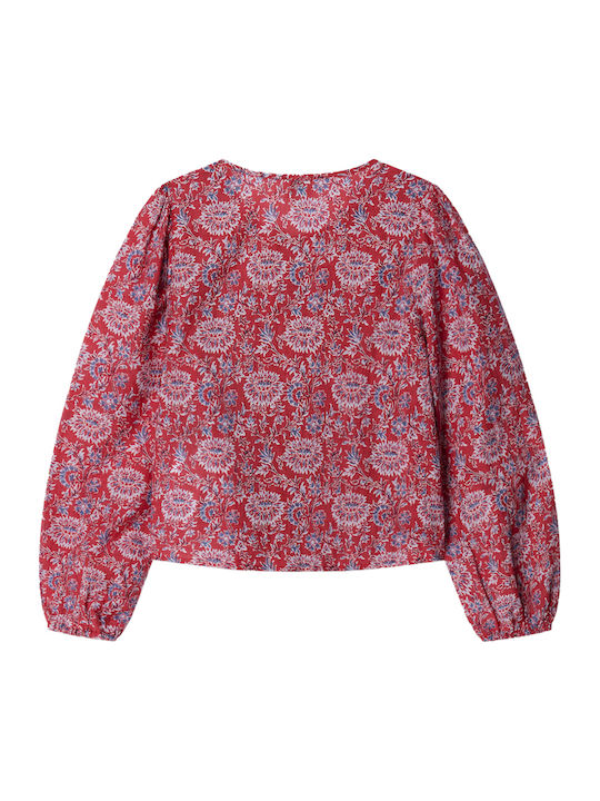 Детска Блуза Дълъг Ръкав Royal Red Heidi