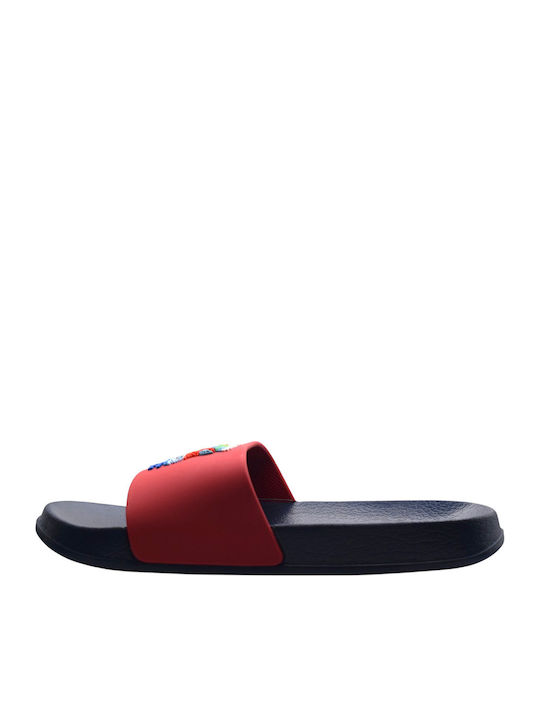 Kids' Flip Flops Slides Red All American