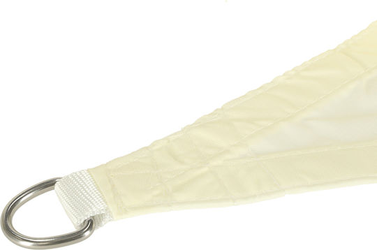 Pânză Triunghiulară De Umbrire Bej Cu Strat PU 4m 120gr/m²