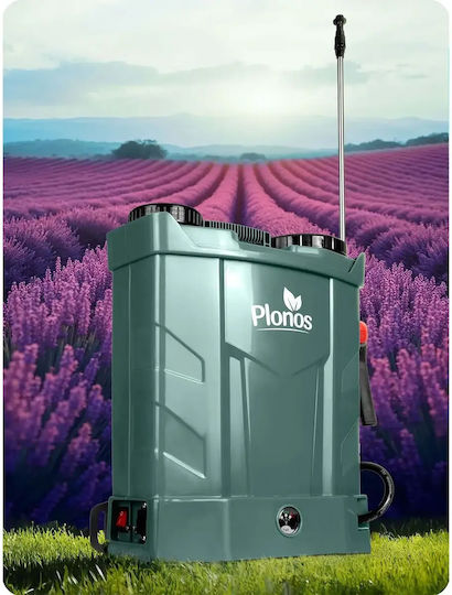 Smartic Drucksprüher 12V mit Batterie 8Ah mit Gewicht 16lt in Roter Farbe