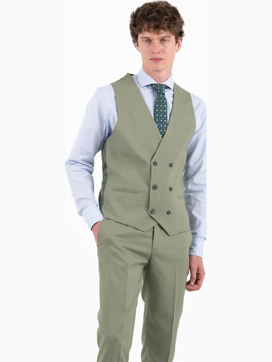 Men's Suit with Slim Fit Green