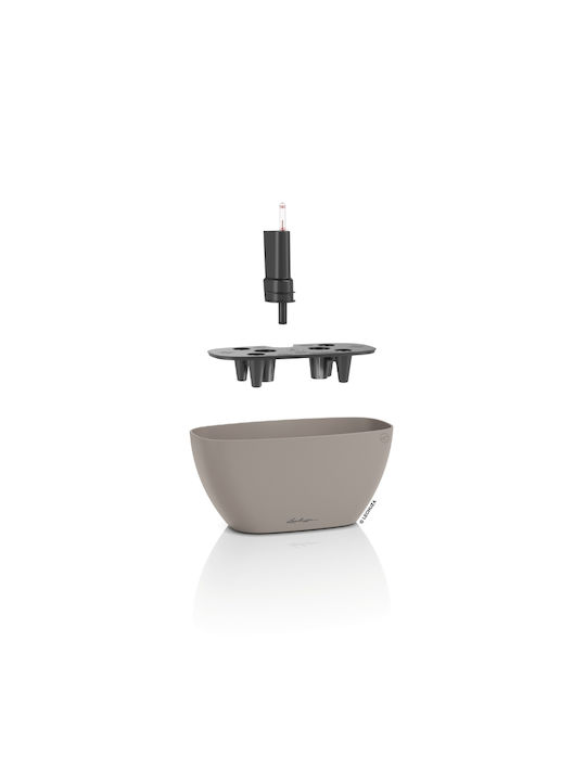 Lechuza Self-Watering Flower Pot Sand Brown 39x19x18cm