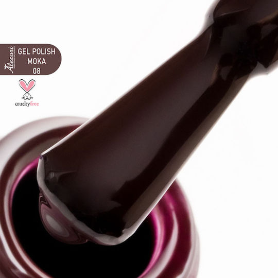 Alezori Ημιμόνιμο Βερνίκι Νυχιών Moka 08 2250 15ml