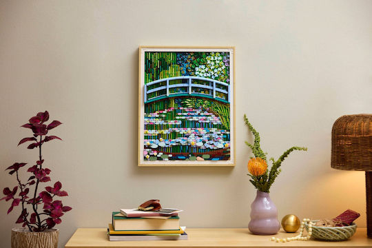 LEGO Art Claude Monet – Bridge over a Pond of Water Lilies for Ages 18+ 3179 Pieces
