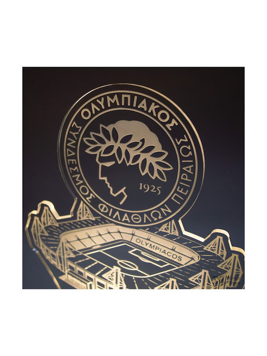 World of Wood Διακοσμητικό Φωτιστικό Ολυμπιακος - Γεώργιος Καραϊσκάκης LED 21x17εκ.